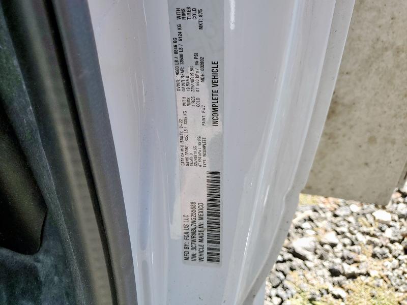 2022 Ram 5500 მანქანა იყიდება აუქციონზე, vin: 3C7WRNBL7NG255688, აუქციონის ნომერი: 85103495
