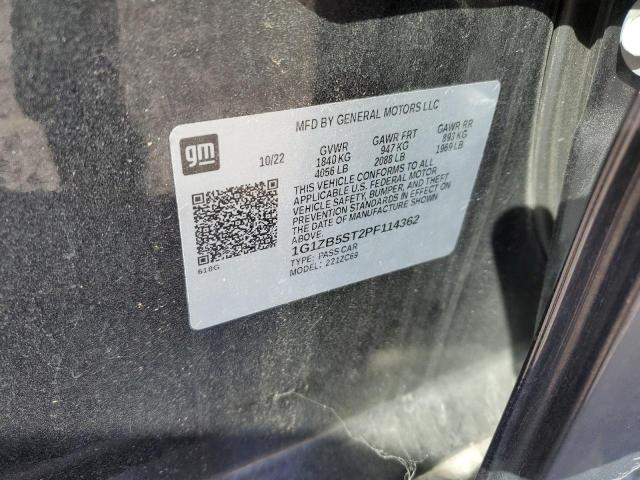 87491005 :رقم المزاد ، 1G1ZB5ST2PF114362 vin ، 2023 Chevrolet Malibu Ls مزاد بيع