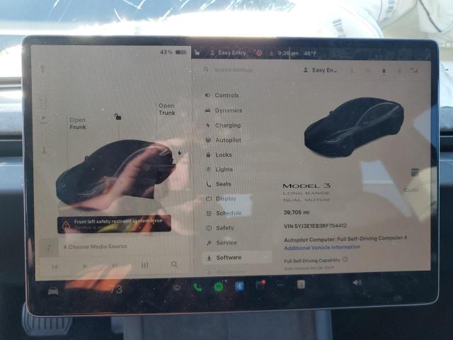 Aukcja sprzedaży 2024 Tesla Model 3, vin: 5YJ3E1EB3RF754412, numer aukcji: 89611125