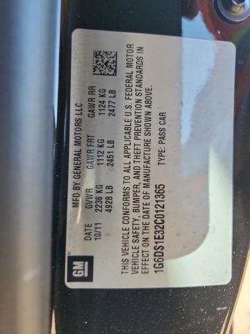 91044715 :رقم المزاد ، 1G6DS1E32C0121365 vin ، 2012 Cadillac Cts Premiu مزاد بيع