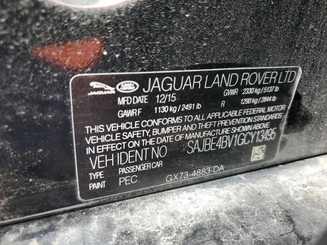 2016 Jaguar Xf მანქანა იყიდება აუქციონზე, vin: SAJBE4BV1GCY13495, აუქციონის ნომერი: 84458195