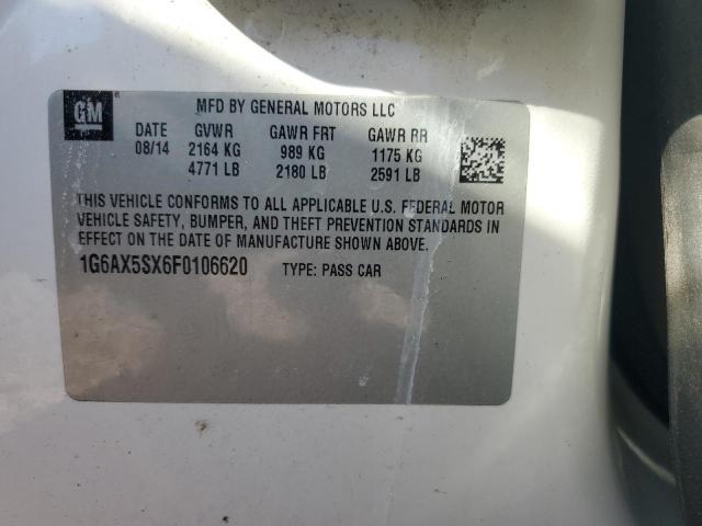 2015 Cadillac Cts მანქანა იყიდება აუქციონზე, vin: 1G6AX5SX6F0106620, აუქციონის ნომერი: 85887045