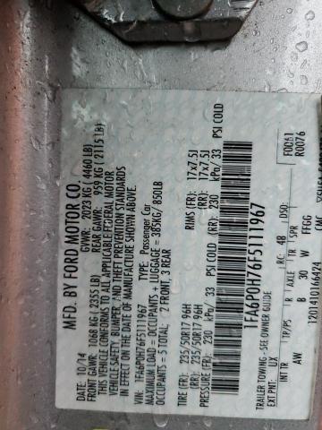 85341085 :رقم المزاد ، 1FA6P0H76F5111967 vin ، 2015 Ford Fusion Se مزاد بيع