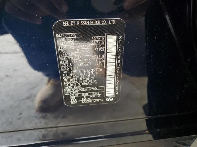 Aukcja sprzedaży 2025 Infiniti Qx50 Luxe, vin: 3PCAJ5BB3SF109604, numer aukcji: 90274375