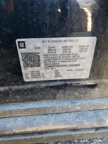 Продажа на аукционе авто 2019 Chevrolet Traverse, vin: 1GNERGKW0KJ255693, номер лота: 85195255