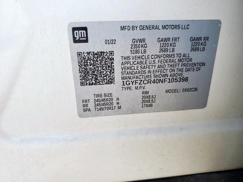 Продажа на аукционе авто 2022 Cadillac Xt4 Premiu, vin: 1GYFZCR40NF105398, номер лота: 85189695