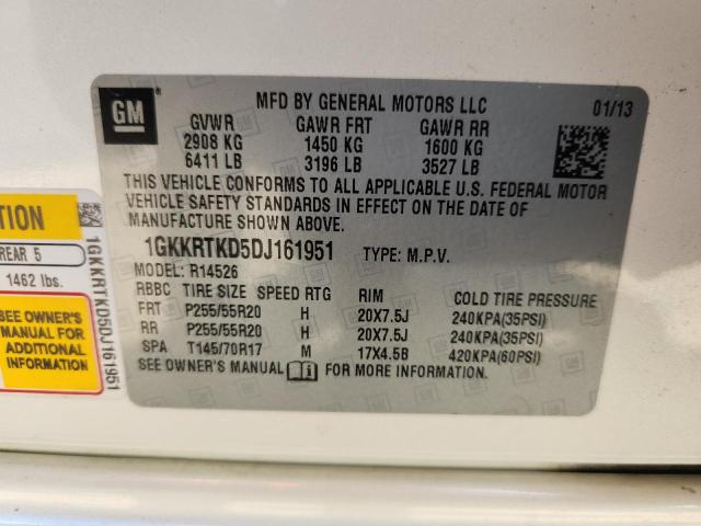 Продажа на аукционе авто 2013 Gmc Acadia, vin: 1GKKRTKD5DJ161951, номер лота: 87054215
