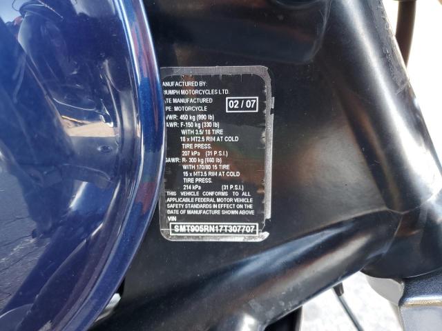 Продажа на аукционе авто 2007 Triumph Motorcycle America, vin: SMT905RN17T307707, номер лота: 86845475