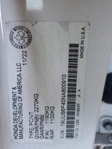 Aukcja sprzedaży 2021 Acura Tlx, vin: 19UUB7F02MA800053, numer aukcji: 84778195