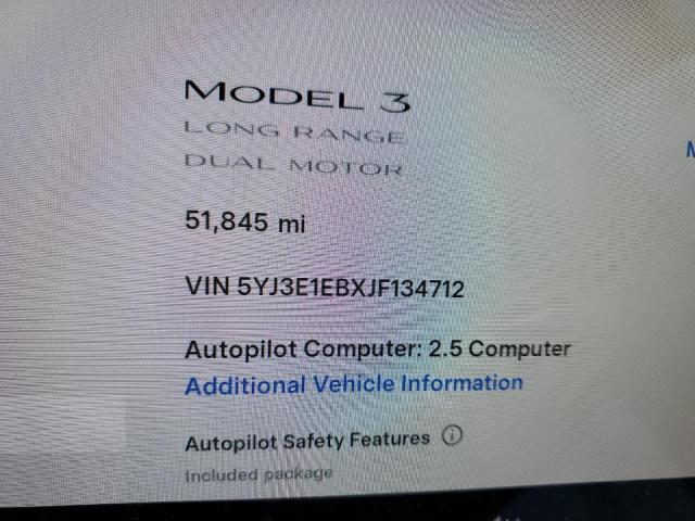 Aukcja sprzedaży 2018 Tesla Model 3, vin: 5YJ3E1EBXJF134712, numer aukcji: 90029115