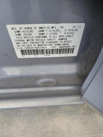 86811625 :رقم المزاد ، 19UDE2F74GA008921 vin ، 2016 Acura Ilx مزاد بيع