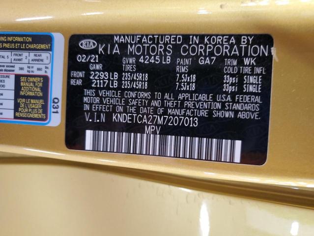 Aukcja sprzedaży 2021 Kia Seltos Sx, vin: KNDETCA27M7207013, numer aukcji: 89523805