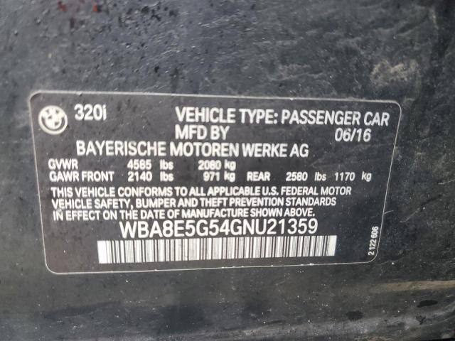 90828525 :رقم المزاد ، WBA8E5G54GNU21359 vin ، 2016 Bmw 320 Xi مزاد بيع