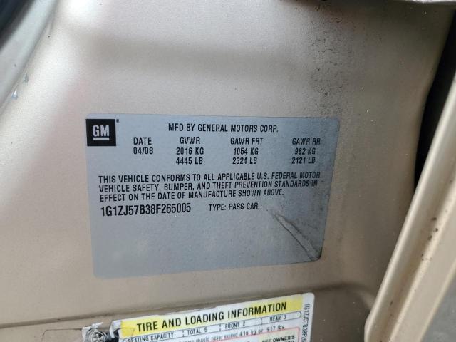Продаж на аукціоні авто 2008 Chevrolet Malibu, vin: 1G1ZJ57B38F265005, номер лоту: 86299195