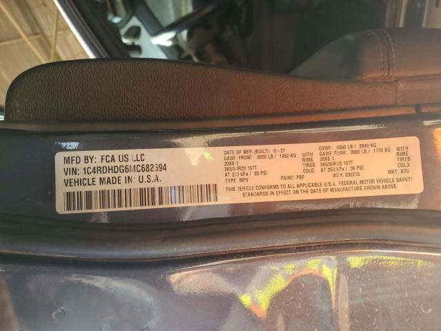 Продажа на аукционе авто 2021 Dodge Durango Gt, vin: 1C4RDHDG6MC682694, номер лота: 87115245