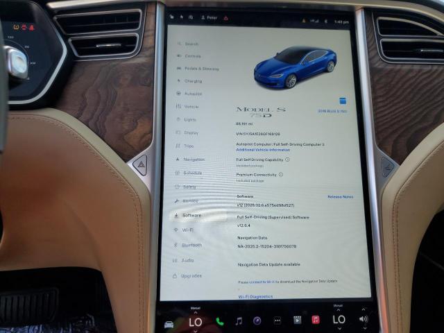 84800765 :رقم المزاد ، 5YJSA1E26GF168128 vin ، 2016 Tesla Model S مزاد بيع