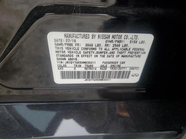 Aukcja sprzedaży 2017 Infiniti Q50, vin: JN1EV7AR5HM830011, numer aukcji: 82403115