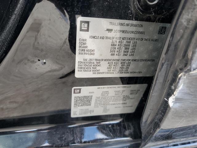 2021 Gmc Sierra K1500 At4 მანქანა იყიდება აუქციონზე, vin: 1GTP9EED1MZ255691, აუქციონის ნომერი: 71361655