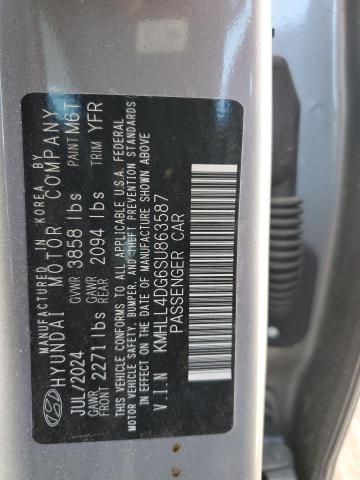 2025 Hyundai Elantra მანქანა იყიდება აუქციონზე, vin: KMHLL4DG6SU863587, აუქციონის ნომერი: 87107665