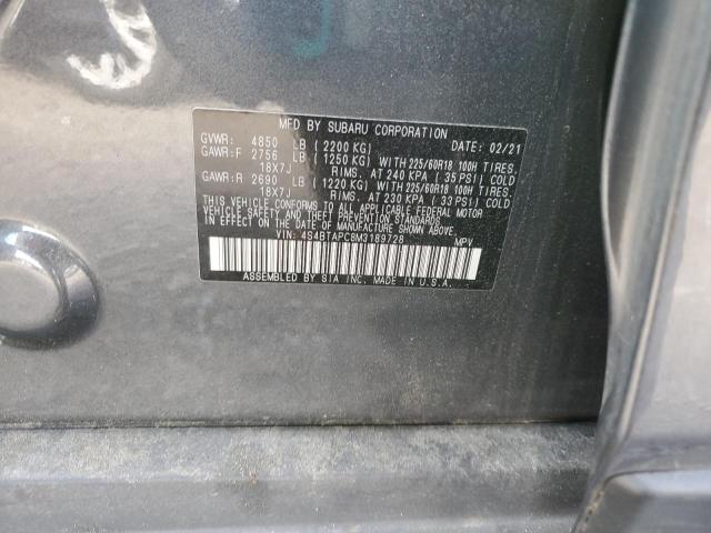 Aukcja sprzedaży 2021 Subaru Outback, vin: 4S4BTAPC8M3189728, numer aukcji: 90658345