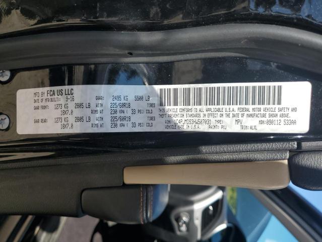 2017 Jeep Cherokee L მანქანა იყიდება აუქციონზე, vin: 1C4PJMDS3HW507031, აუქციონის ნომერი: 85167265