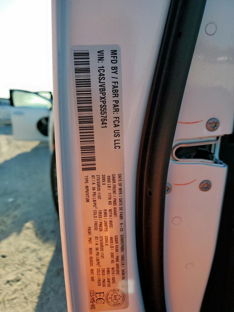 Продаж на аукціоні авто 2023 Jeep Wagoneer S, vin: 1C4SJVBPXPS557641, номер лоту: 81289525