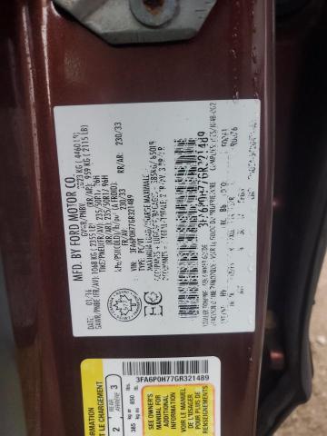 Aukcja sprzedaży 2016 Ford Fusion Se, vin: 3FA6P0H77GR321489, numer aukcji: 87391335