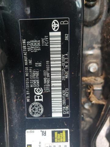 Aukcja sprzedaży 2021 Toyota Corolla, vin: 5YFBPMBE9MP180319, numer aukcji: 89621735