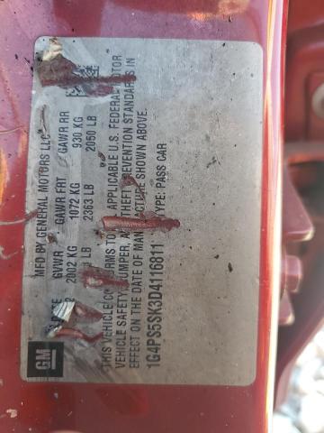 85296785 :رقم المزاد ، 1G4PS5SK3D4116811 vin ، 2013 Buick Verano مزاد بيع