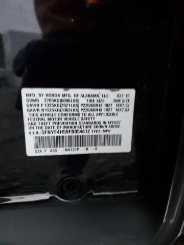 Продаж на аукціоні авто 2015 Honda Pilot Exl, vin: 5FNYF4H59FB054612, номер лоту: 82610045