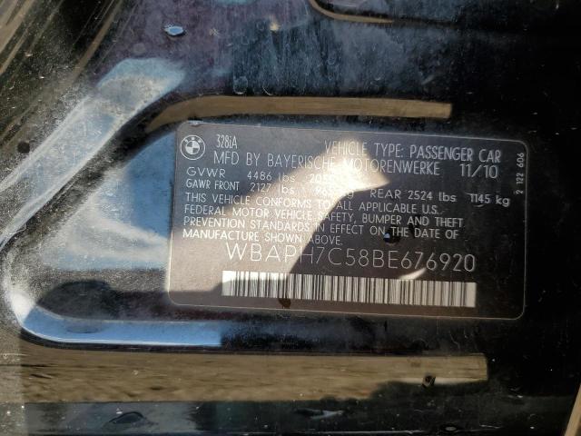 85508035 :رقم المزاد ، WBAPH7C58BE676920 vin ، 2011 Bmw 328 مزاد بيع