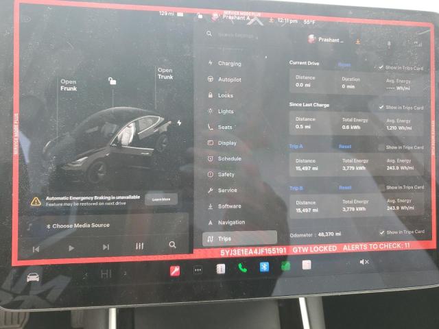 Продажа на аукционе авто 2018 Tesla Model 3, vin: 5YJ3E1EA4JF155191, номер лота: 90493045