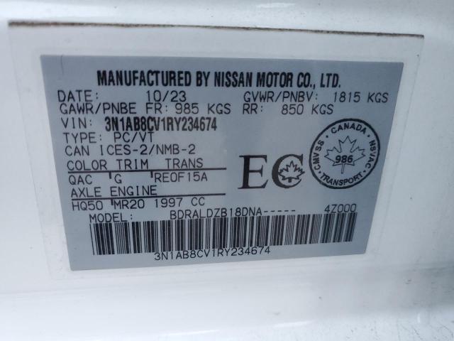 85481645 :رقم المزاد ، 3N1AB8CV1RY234674 vin ، 2024 Nissan Sentra مزاد بيع