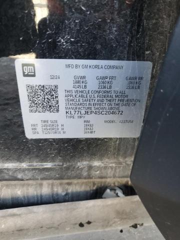 Продажа на аукционе авто 2025 Chevrolet Trax 2rs, vin: KL77LJEP4SC204672, номер лота: 90330605