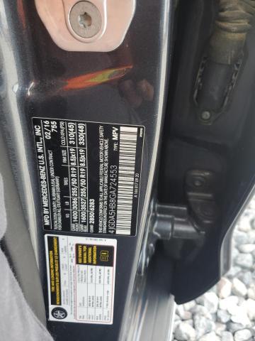 86131635 :رقم المزاد ، 4JGDA5HB8GA724553 vin ، 2016 Mercedes-benz Gle مزاد بيع