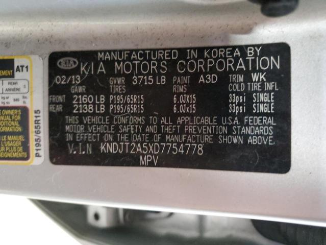Продаж на аукціоні авто 2013 Kia Soul, vin: KNDJT2A5XD7754778, номер лоту: 86670015