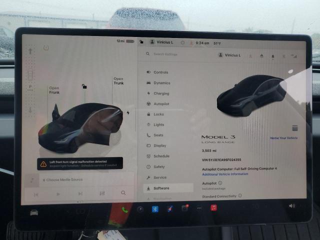 Продажа на аукционе авто 2025 Tesla Model 3, vin: 5YJ3E1EA9SF024355, номер лота: 85817525