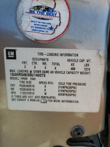 82408265 :رقم المزاد ، 1G4HR54K93U140073 vin ، 2003 Buick Lesabre Limited مزاد بيع