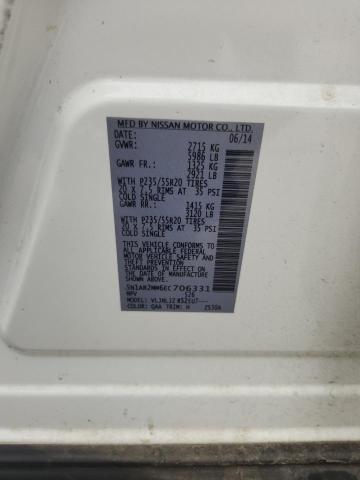 Aukcja sprzedaży 2014 Nissan Pathfinder S, vin: 5N1AR2MM6EC706331, numer aukcji: 84882825