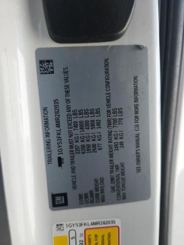 86273915 :رقم المزاد ، 1GYS3FKL4MR282035 vin ، 2021 Cadillac Escalade مزاد بيع