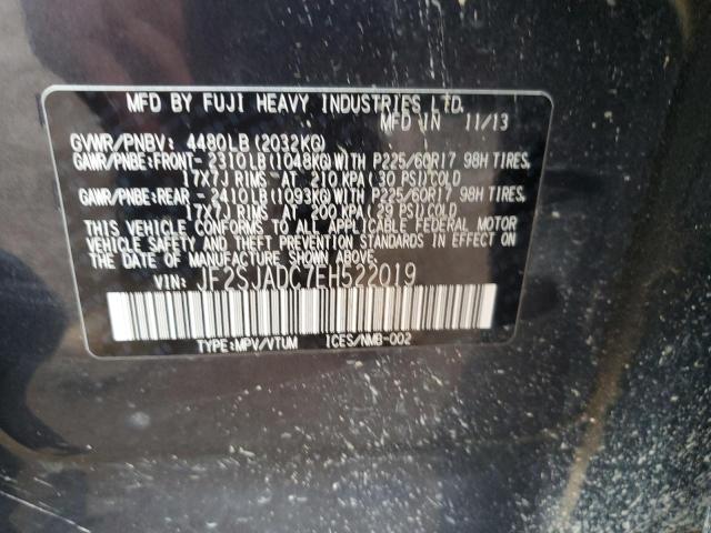Aukcja sprzedaży 2014 Subaru Forester 2.5i Premium, vin: JF2SJADC7EH522019, numer aukcji: 85306435