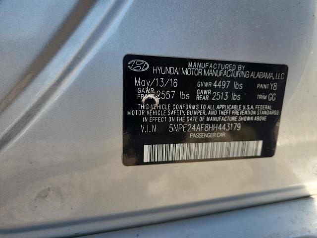 Продажа на аукционе авто 2017 Hyundai Sonata, vin: 5NPE24AF8HH443179, номер лота: 85366955