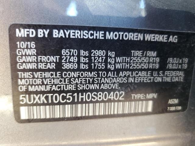 Aukcja sprzedaży 2017 Bmw X5 Xdr40e, vin: 5UXKT0C51H0S80402, numer aukcji: 89595345