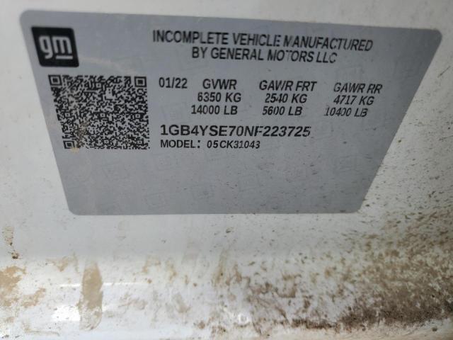 90889845 :رقم المزاد ، 1GB4YSE70NF223725 vin ، 2022 Chevrolet Silverado مزاد بيع