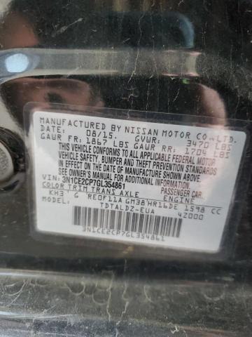 82554885 :رقم المزاد ، 3N1CE2CP7GL354861 vin ، 2016 Nissan Versa Note مزاد بيع