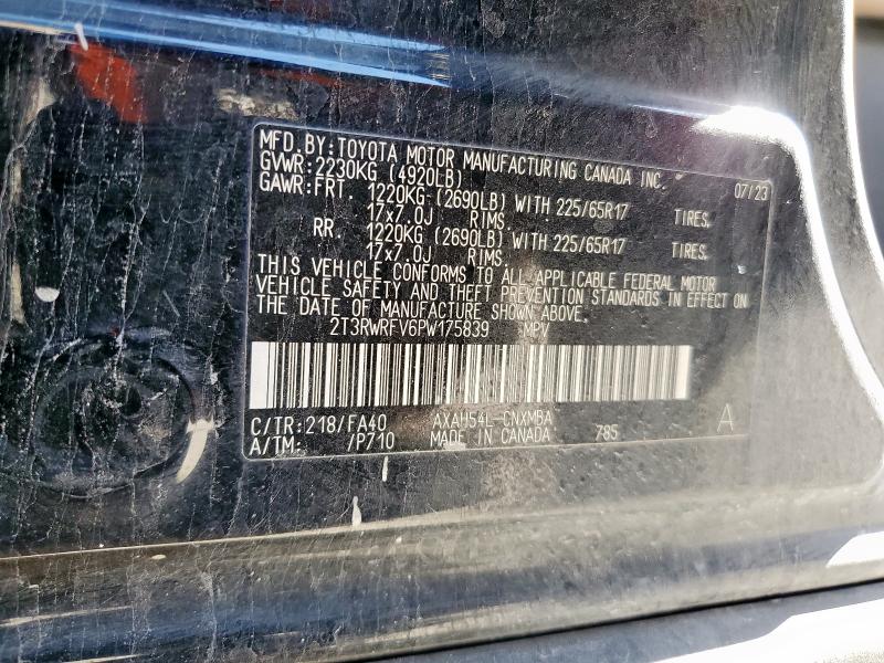 Aukcja sprzedaży 2023 Toyota Rav4 Hybd, vin: 2T3RWRFV6PW175839, numer aukcji: 84933815