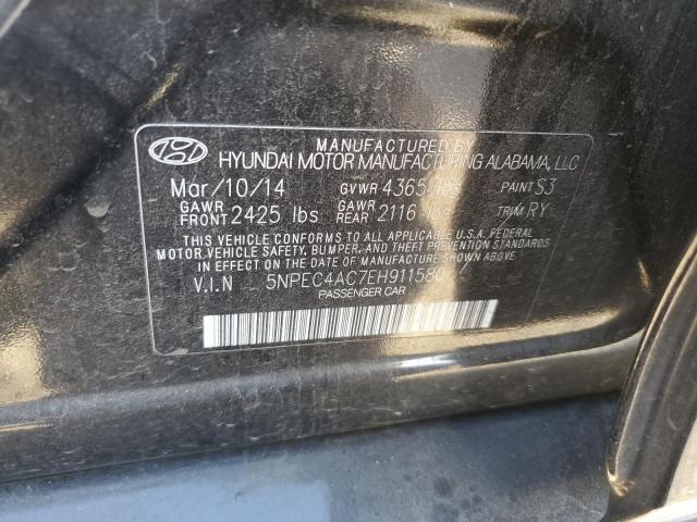 Продаж на аукціоні авто 2014 Hyundai Sonata Se, vin: 5NPEC4AC7EH911580, номер лоту: 90384705