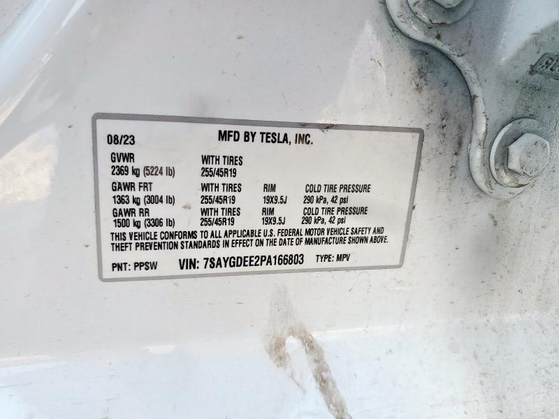Продаж на аукціоні авто 2023 Tesla Model Y, vin: 7SAYGDEE2PA166803, номер лоту: 84798075