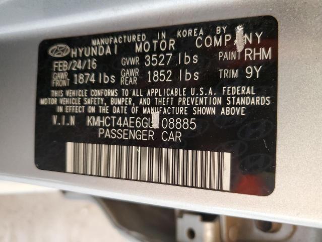 Продаж на аукціоні авто 2016 Hyundai Accent Se, vin: KMHCT4AE6GU108885, номер лоту: 84991265