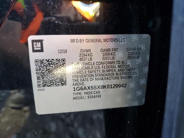 Продажа на аукционе авто 2019 Cadi Cts Luxury, vin: 1G6AX5SX8K0129942, номер лота: 86242385